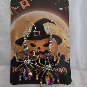 HALLOWEEN SPIDER EARRINGS